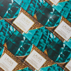 Laura's Essentials Blushing & Blissful 12 Multi-Finish Eyeshadows 1 Highlighter, 1 Blush