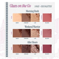 Glam on the Go Face + Eye Palettes (3PC)