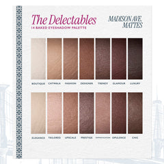 Delectables 14 Multi-Finish Baked Eyeshadows: Madison Ave. Mattes