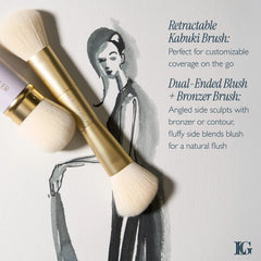 Limited Edition Face It All 2PC Face Brush Set