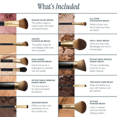 Brush Vault Limited Edition Makeup Brush Collection (10 PC)